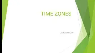 BTTM/Ist Sem/Geography of Tourism/Time zones