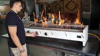Doğalgazlı Lav Taşlı Mangal Izgara - Gas Grill