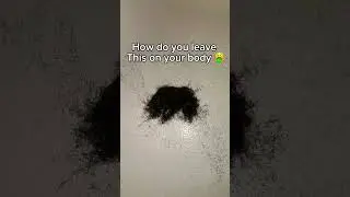 Once you shave it off you will never look back 🤮 #bodybuilding #hair #shaving #gross #shave