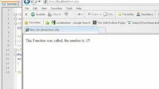 PHP Tutorial Video 7: Introduction to Functions in PHP