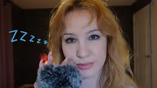 Fluffy mic kisses, positive affirmations, & plucking the negativity | Sleep ASMR