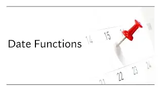 Extract Day, Month and Year from a Date using Date Functions