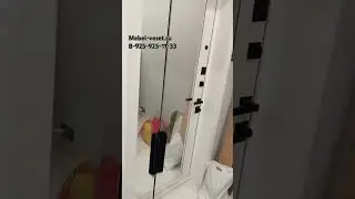 Шкаф распашной до потолка с зеркалами на заказ за 7 дней. #mebel2025 #mebel #home