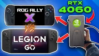 ROG Ally X vs Legion Go | Performance Test: with & without eGPU