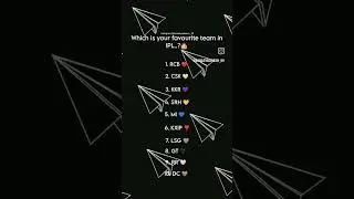 IPL Favourite Team | Tata IPL WhatsApp Status | IPL 2024 Status #ipl #ipl2024 #shorts #dineshkedit