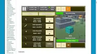 geting 99999999999 dmg in mineclicker