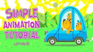 Procreate｜Simple Car Animation｜Tutorial for Beginners