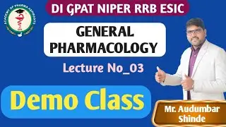 General Pharmacology_03#shortsvideo #democlass #druginspector2025 #MrAudumbarsir #apagpatacademy