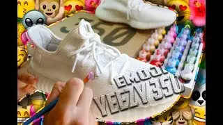 CUSTOMIZACION ADIDAS YEEZY 350 EMOJI - Personalizacion de zapatillas