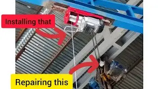 today we have to repair this 10 tone chain and install crane of swimmer crane