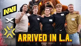 Arrived in Los Angeles | NAVI VLOG at Champions 2023