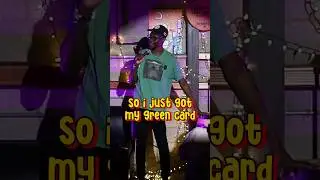 As an American green card holder unfortunately I don't have all the rights yet #standupcomedy