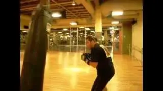 Kickboxing Bag work conditioning Ronin Boushnak