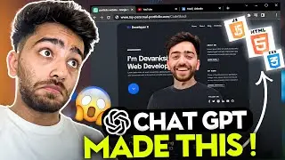 AI vs Frontend Developer | Can ChatGPT Create a Website in 15 mins?🤔