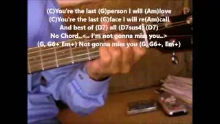 I'm Not Gonna Miss You By Glenn Campbell, Practice Video With Chords And Lyrics
