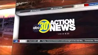 KFSN ABC30 Action News at 6:30 - Severe Weather Open - New Graphics - 2/1/2024