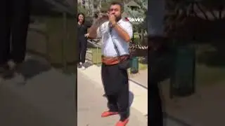 Direksiyon sınavını geçen eşini davul zurnayla karşıladı