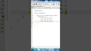 Multidimensional Arrays Matrix in Java #shorts