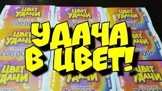 ЦВЕТ УДАЧИ. МОМЕНТАЛЬНАЯ ЛОТЕРЕЯ. СТОЛОТО.