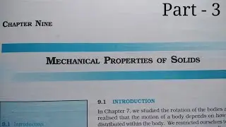 Class 11 | Mechanical Properties of Solids 03 | Shear, Bulk Modulus | Poisson's Ratio | JEE/NEET