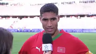 🎙️| #أشرف_حكيمي عميد المنتخب الوطني الأولمبي " اليوم كتبنا التاريخ"