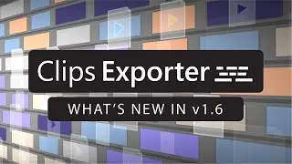 Clips Exporter for Premiere Pro - What's new in v1.6 - Export settings presets