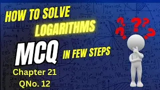 WBBSE Class 9 maths Chapter 21 | Logarithms MCQ