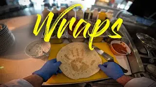 48 minutes of POV Service: Tasty Chicken Wraps 👌😊👍