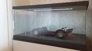 Витрина для модели своими руками|Аквариум|Бокс для модели DeLorean