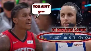 When You Talk Trash To Steph Curry...