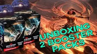 D&D Elemental Evil Unboxing 2 Booster Packs + Neverwinter Code Giveaway!