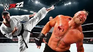 Brock Lesnar vs. Karate Master (WWE 2K24)