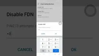 How to enable or disable fixed dialing number Fixed dialing settings and pin