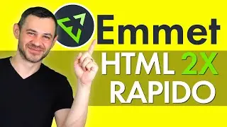 Escribe HTML 👉 más rápido con la extensión EMMET d ➕ atajos VSCode