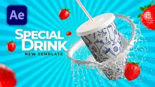 Drink & Coffee Ads Animation in Adobe After Effects | Motion Graphics Tutorial