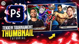 How To Make Tekken Tournament Thumbnail | Photoshop Tutorial | Urdu/Hindi | BOSS GFX