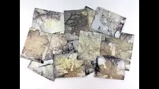 How To Make Eco Prints or Boiled Book Pages