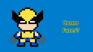 Como Desenhar O Wolverine em Pixel Art
