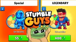 *NEW* SPECIAL and LEGENDARY Wheel Spins in Stumble Guys