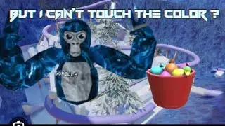 Gorilla tag but I can't touch the color......  (First gorilla tag video)