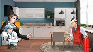 ФРАНЦИСКА И МИЯ ПЫТАЮТСЯ ГОТОВИТЬ - ace attorney objection.lol