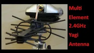 Multi Element Yagi Antenna for 2 4GHz 