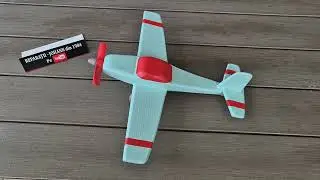 Wood toy Airplane