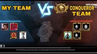 TDM 4V4 Match Danavs team Vs Conqueror team #PubgMobile