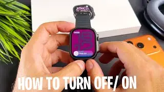 How to Turn Off APPLE Watch Ultra 3 / How to Turn On APPLE Watch Ultra 3