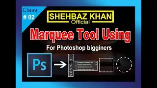 Photoshop Marquee Tool Using with shortcut keys