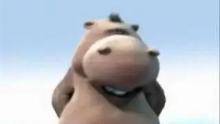Hippo e Dog dançam Rapadura Nela