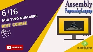 Add numbers in assembly language | Assembly Language Programming Tutorial in MASM Part 6/16