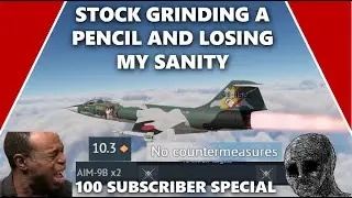 War Thunder F-104J Agonizing Stock Grind - 100 Subscriber Special