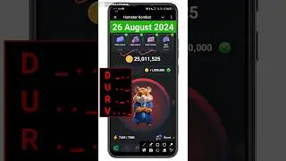 Hamster Kombat Daily Cipher Code 26 August 2024 | Hamster Kombat Morse Today Code 26 August 1M Coins